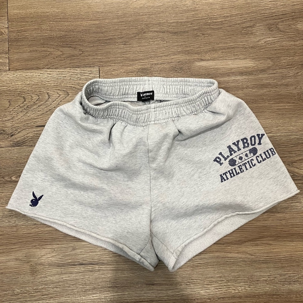 PLAYBOY Athletic Club Light Gray Women's Shorts